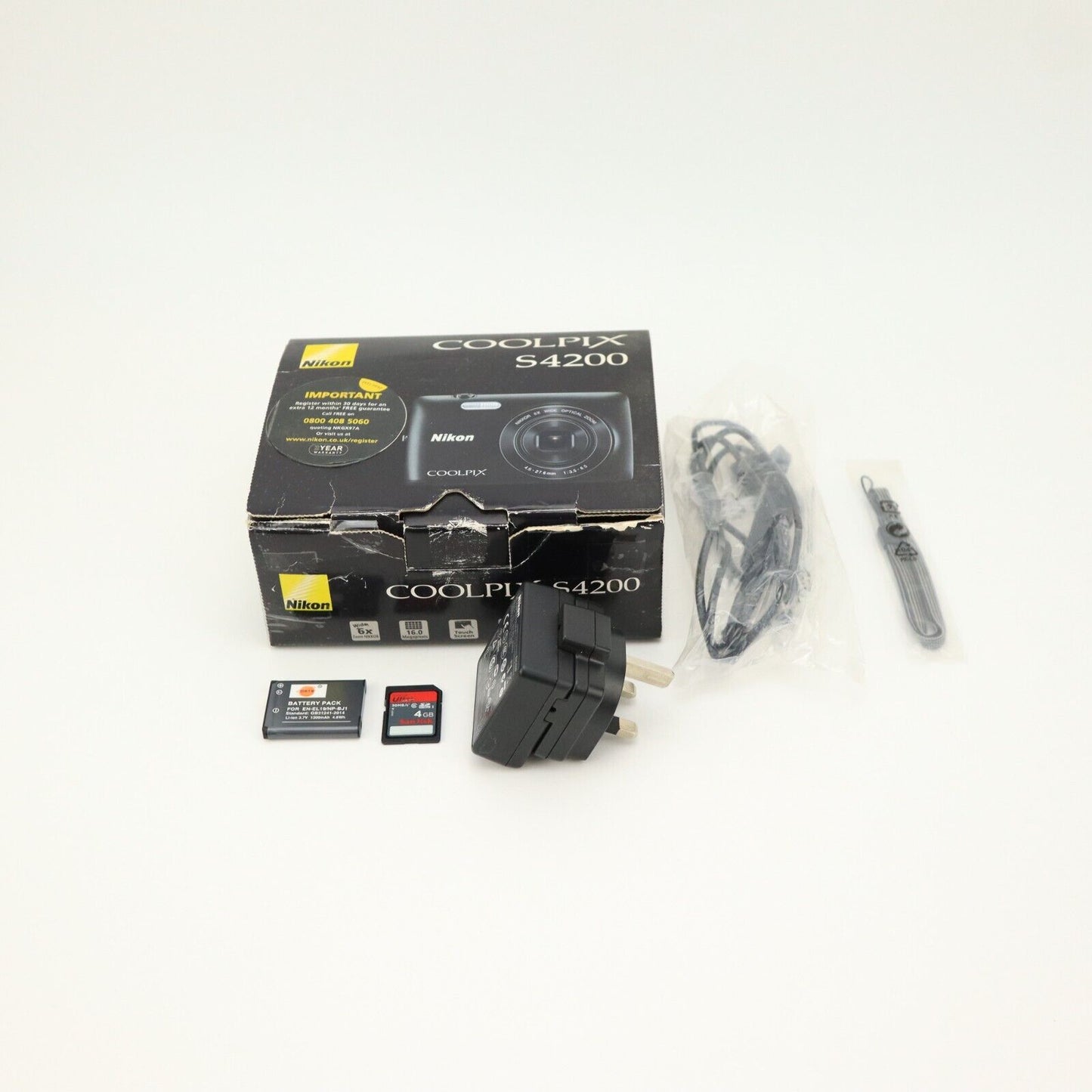 Nikon Coolpix S4200 Digital Camera - GRADE A - 24HR Postage