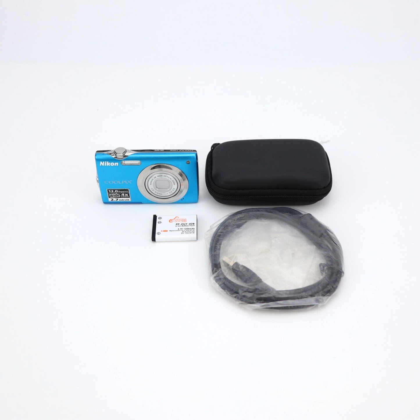 Nikon Coolpix S3000 12MP Digital Camera - FULL KIT - 24HR POST