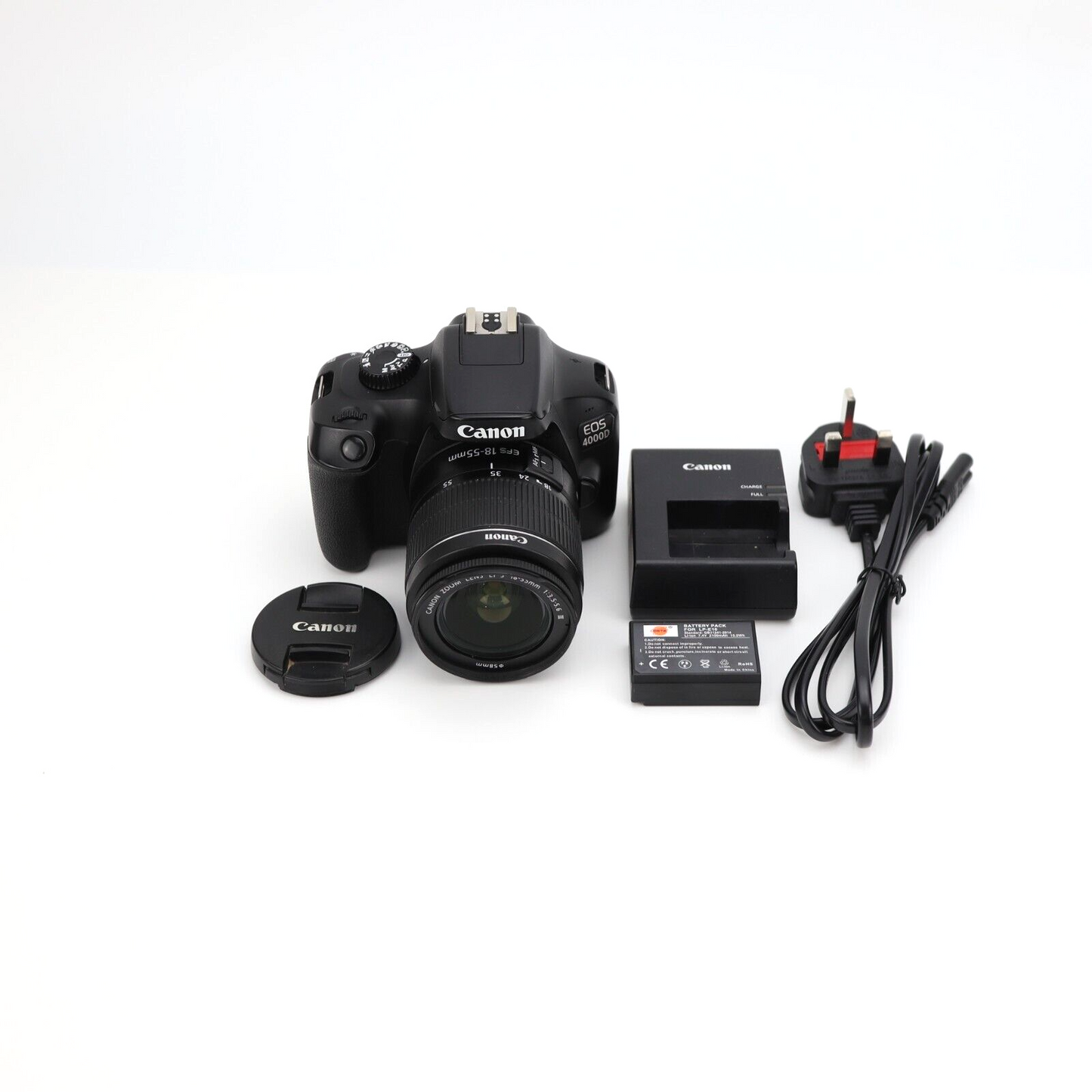 Canon EOS 4000D Camera with 18-55mm Lens - LOW Shutter Count - 24HR POST