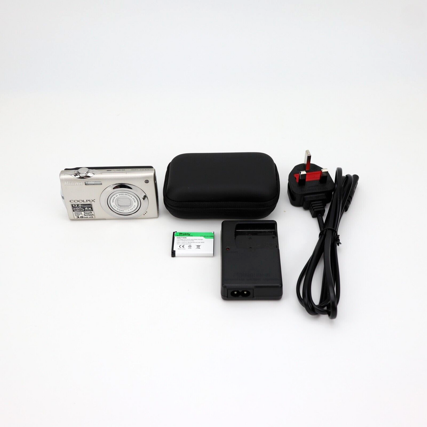 Nikon Coolpix S4000 12MP Digital Camera - FULL KIT - Next Day Post