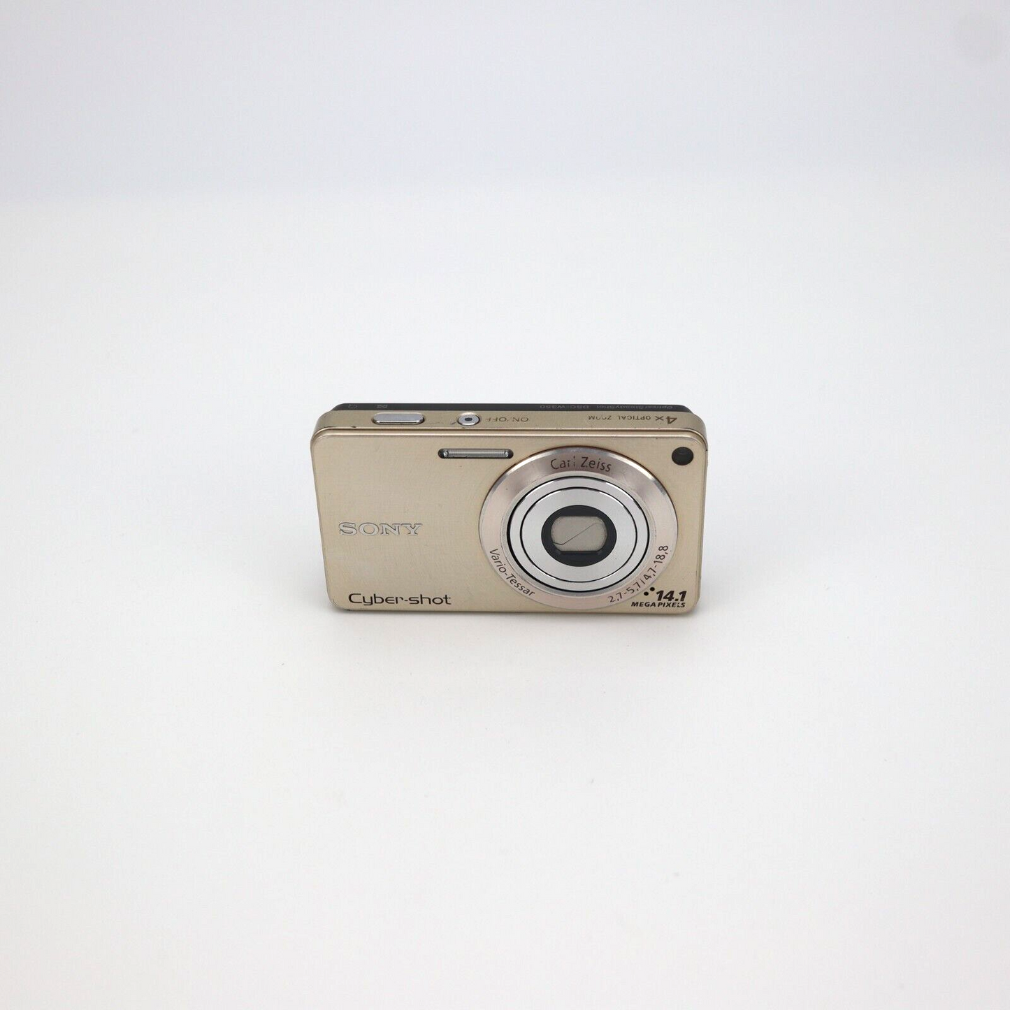 Sony Cyber-shot DSC-W350 14.1MP Digital Camera GOLD- FULL KIT - 24HR POSTAGE