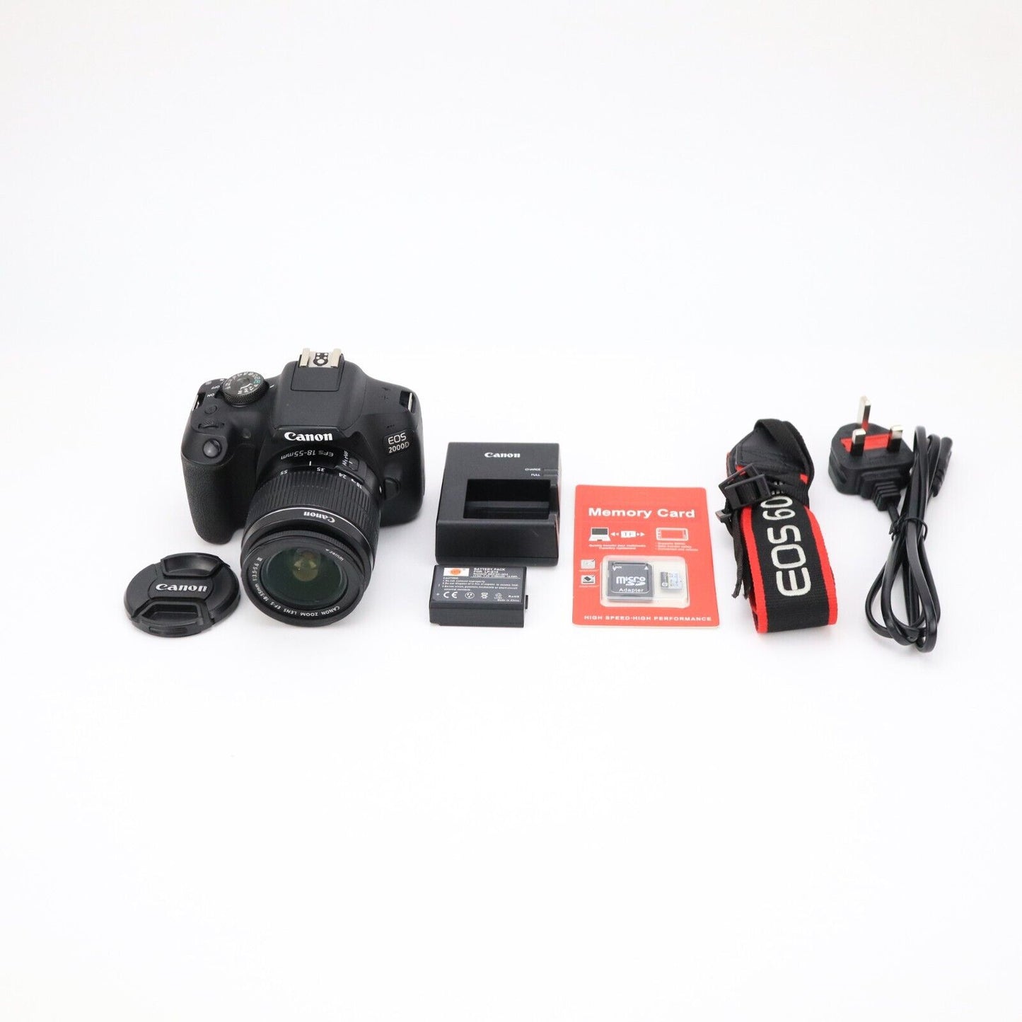 Canon EOS 2000D Camera KIT with 18-55mm Lens - Low Shutter Count - 24HR POST