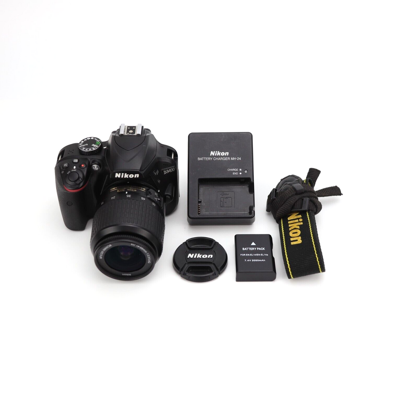 Nikon D3400 Camera Full KIT with 18-55mm Lens - 5K Shutter Count- 24HR POSTAGE