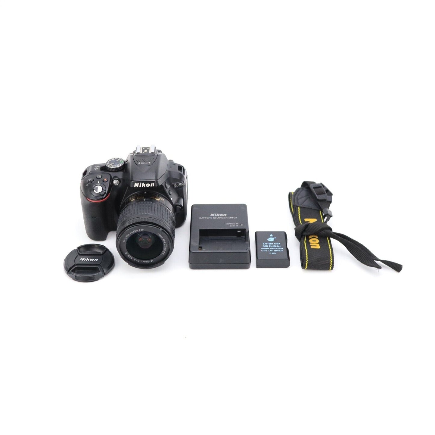 Nikon D5300 Camera FULL KIT with 18-55mm Lens -LOW Shutter Count -Good Condition