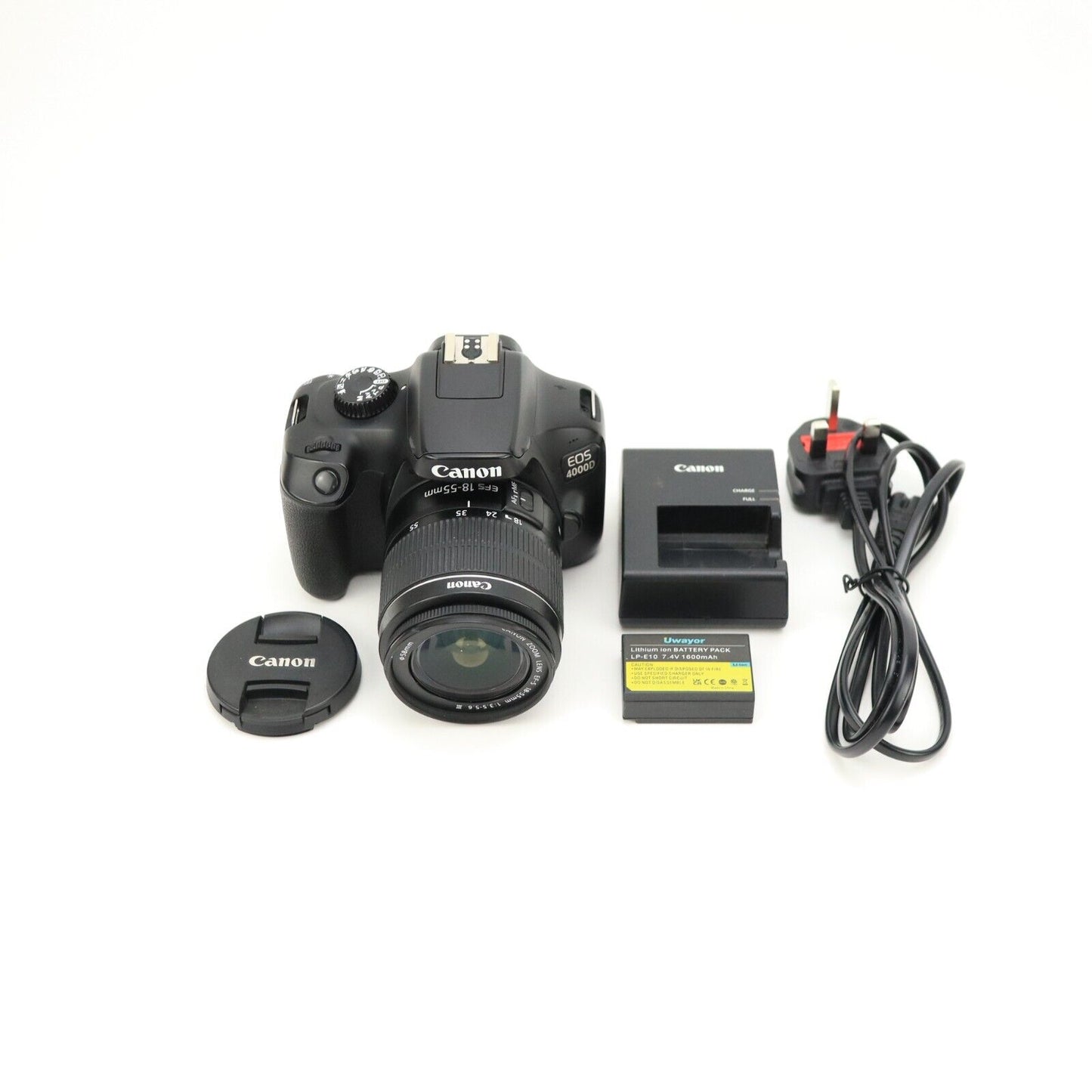 Canon EOS 4000D Camera with 18-55mm Lens - Good condition - 24HR POSTAGE