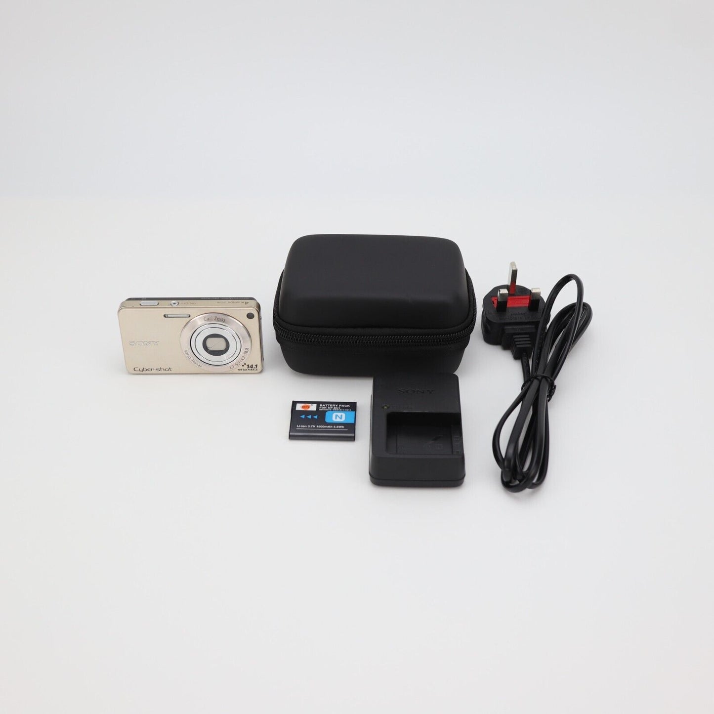 Sony Cyber-shot DSC-W350 14.1MP Digital Camera GOLD- FULL KIT - 24HR POSTAGE