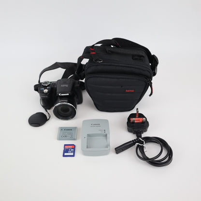 Canon PowerShot SX500 IS Digital Camera - FULL KIT - Next Day Post