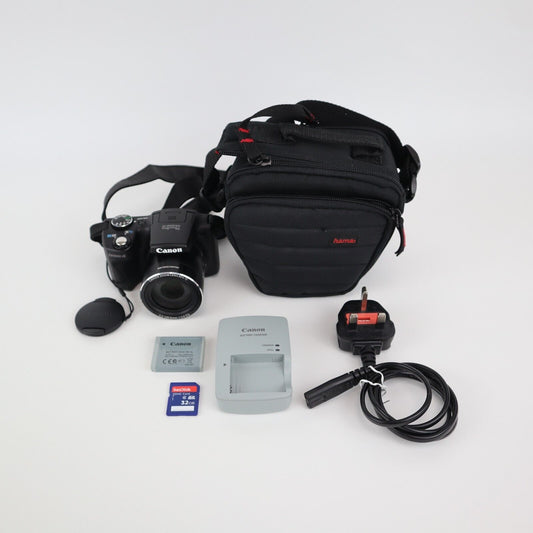 Canon PowerShot SX500 IS Digital Camera - FULL KIT - Next Day Post