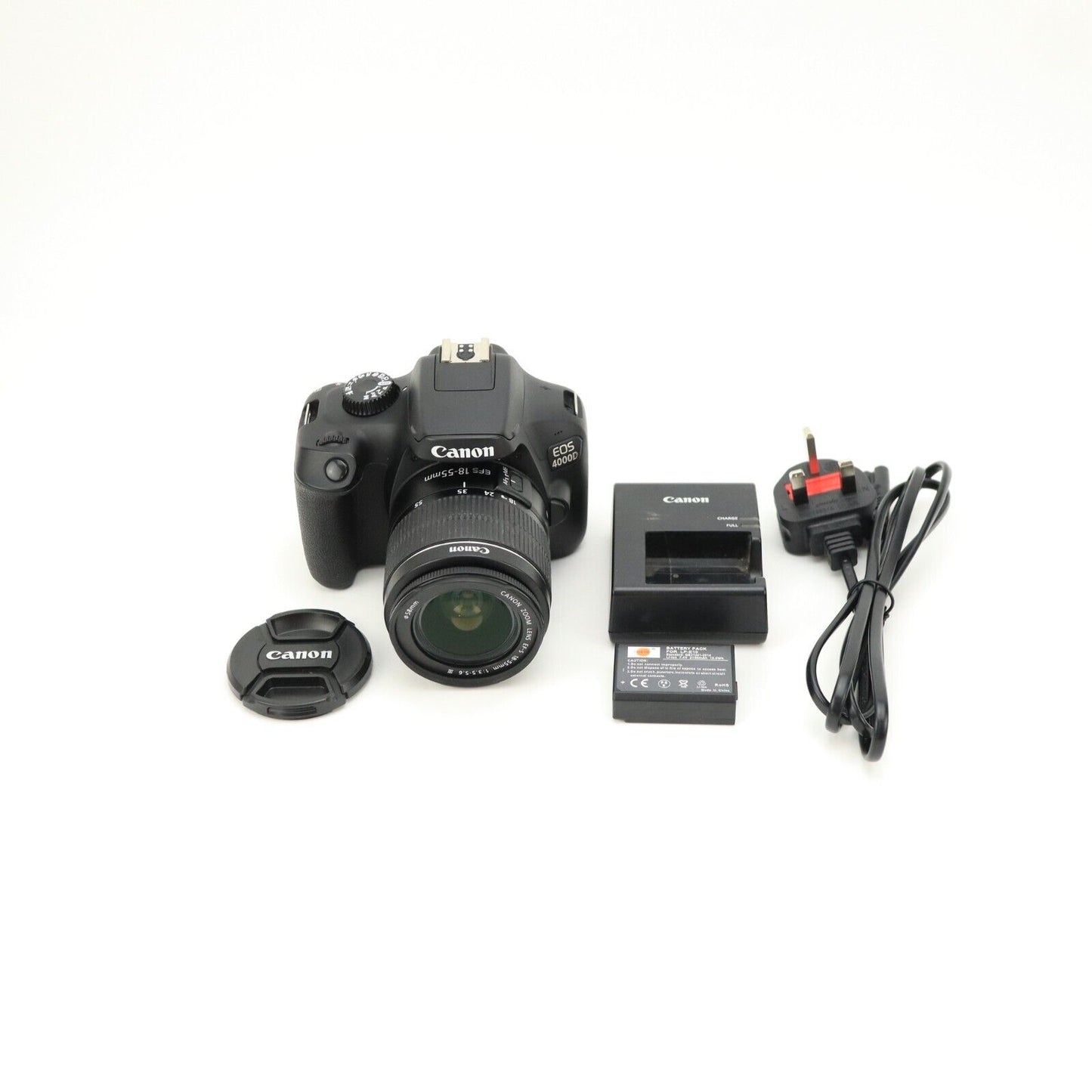 Canon EOS 4000D Camera with 18-55mm Lens - 4K Shutter Count - 24HR POST