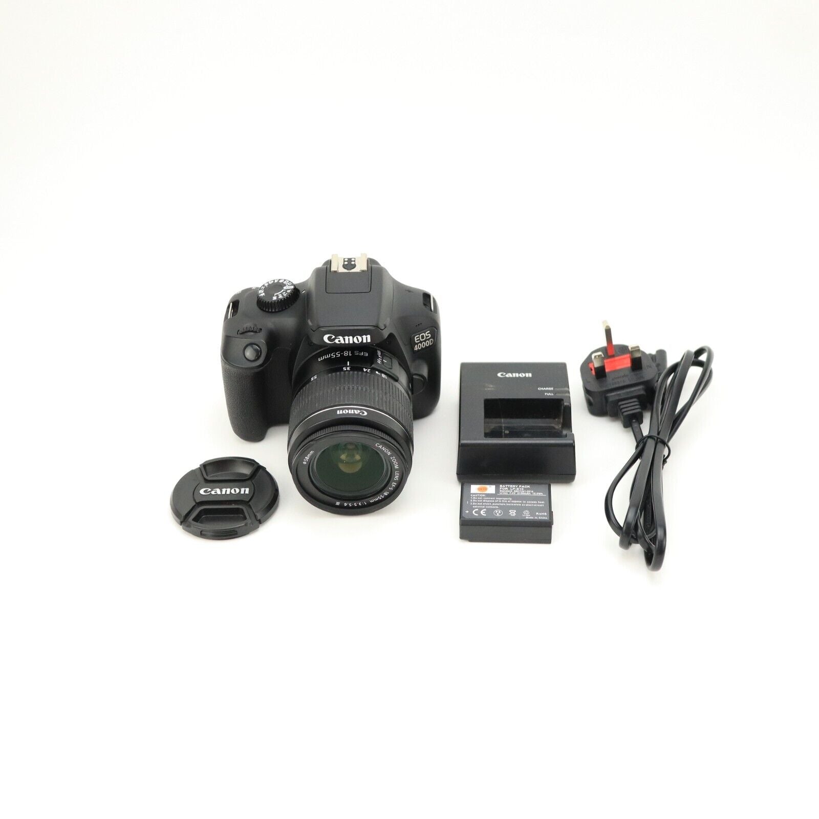 Canon EOS 4000D Camera with 18-55mm Lens - 4K Shutter Count - 24HR POST