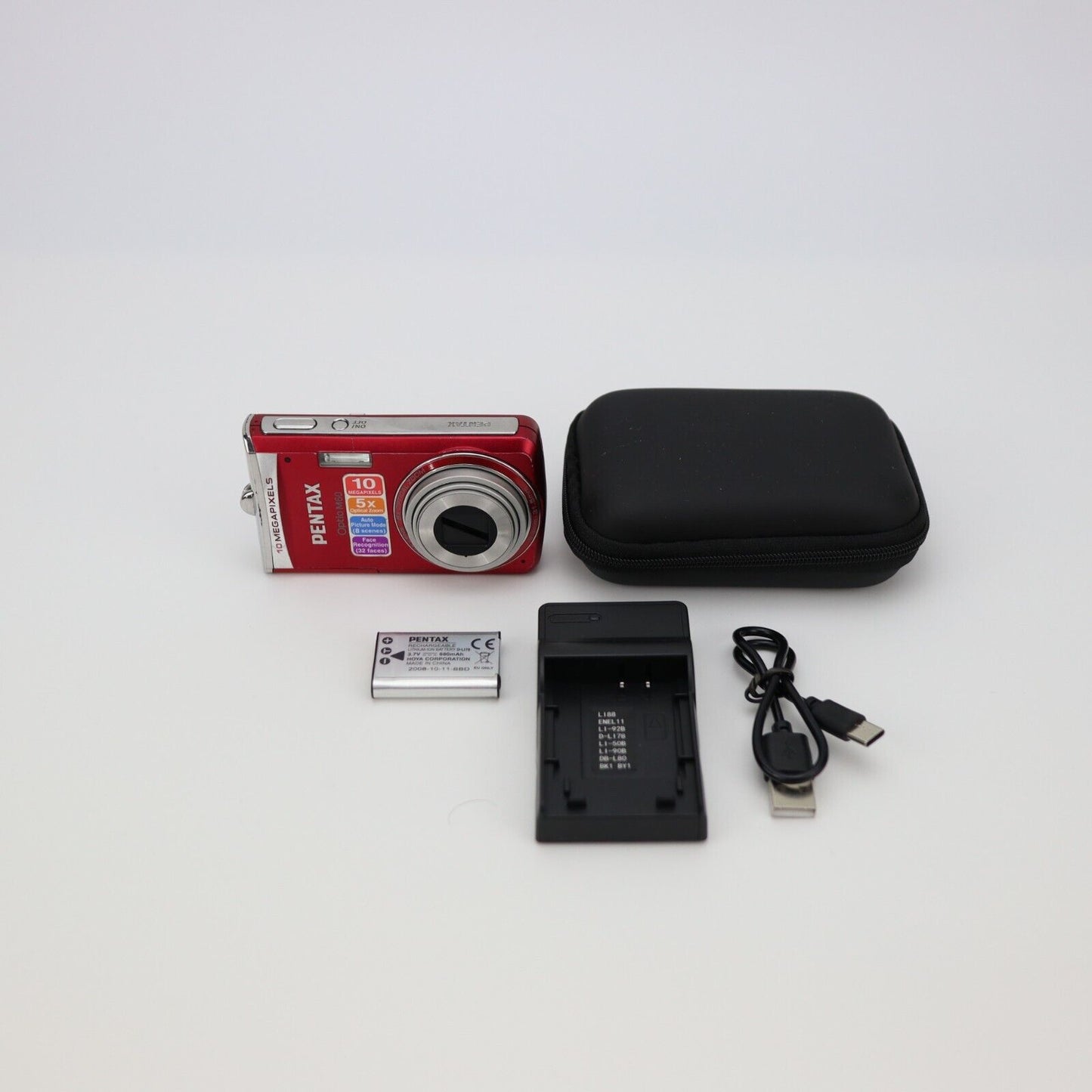 PENTAX OPTIO M60 10MP Digital Camera - Full Kit - 24HR POST