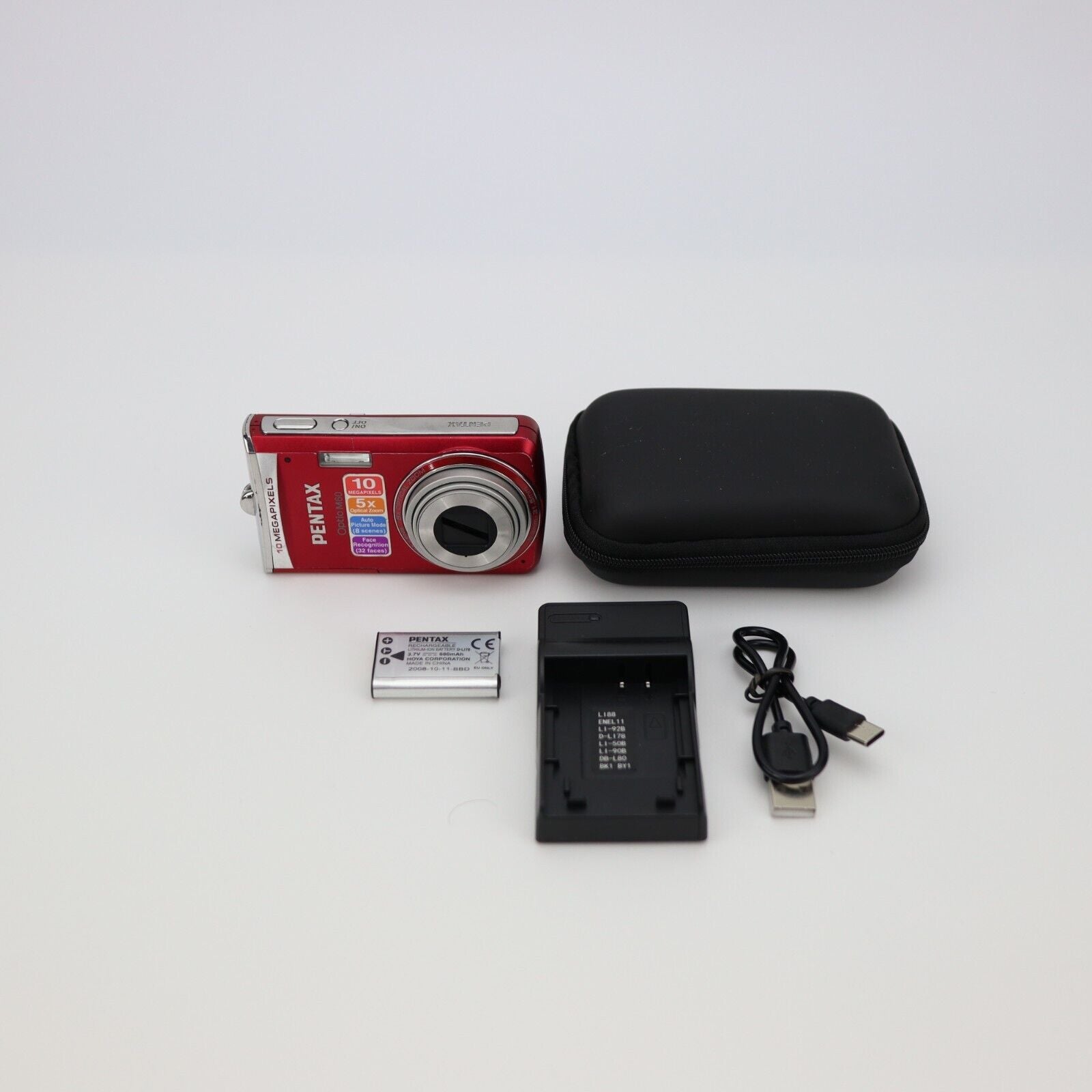 PENTAX OPTIO M60 10MP Digital Camera - Full Kit - 24HR POST