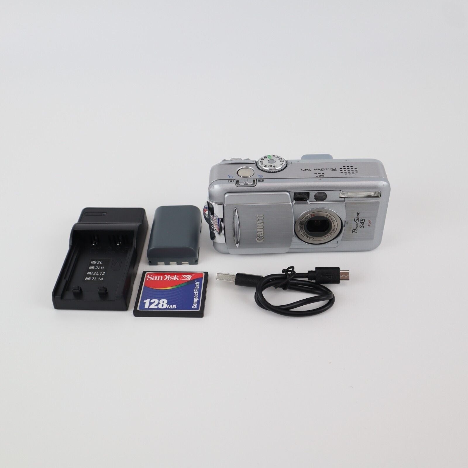 Canon PowerShot S45 Digital Camera - FULL KIT - 24HR POST