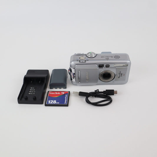 Canon PowerShot S45 Digital Camera - FULL KIT - 24HR POST