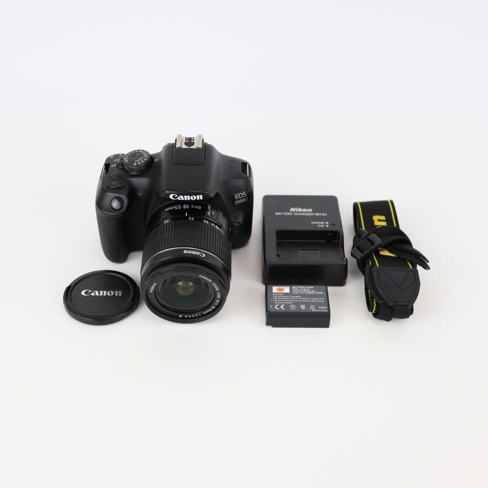 Canon EOS 2000D Camera KIT with 18-55mm Lens - 24HR Postage