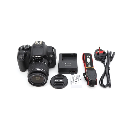 Canon EOS 650D Camera FULL KIT With 18-55mm Lens - Low Shutter Count - GRADE A