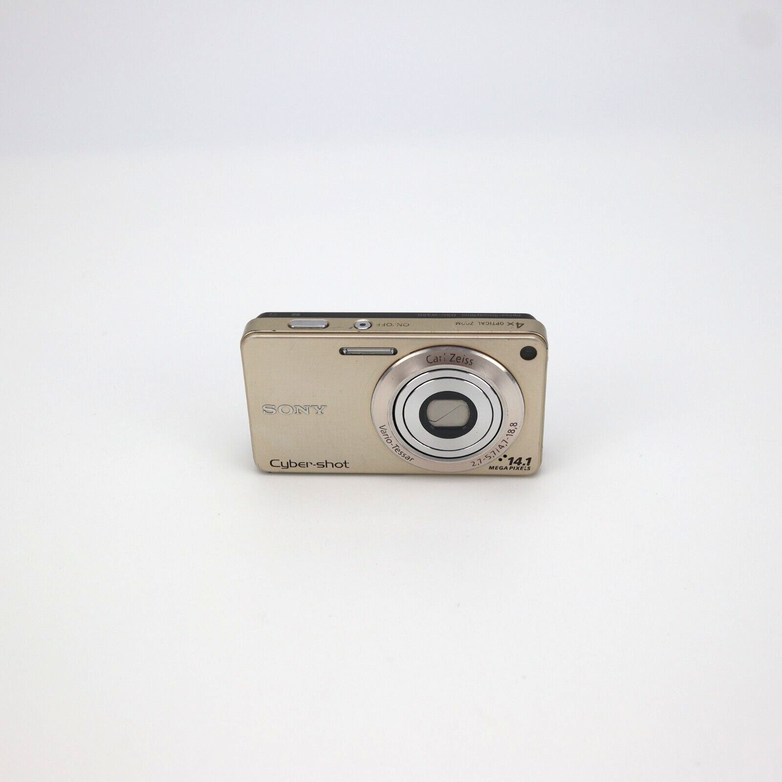 Sony Cyber-shot DSC-W350 14.1MP Digital Camera GOLD- FULL KIT - 24HR POSTAGE