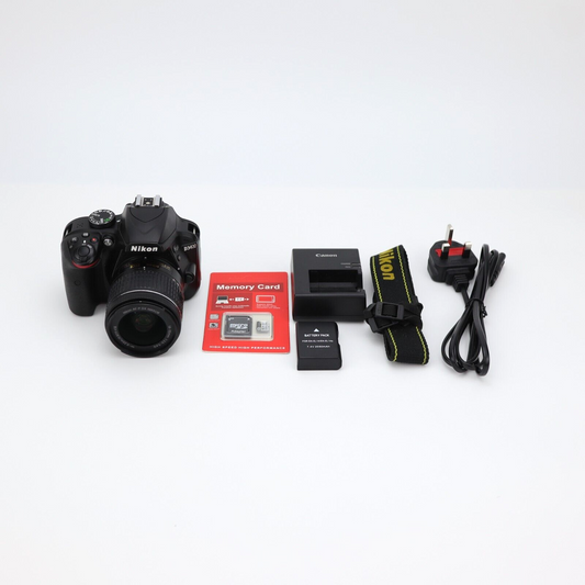 Nikon D3400 Camera Full KIT with 18-55mm Lens - Low Shutter Count- 24HR Post
