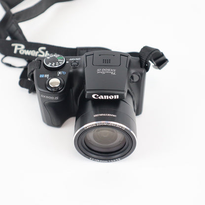 Canon PowerShot SX500 IS Digital Camera - FULL KIT - Next Day Post