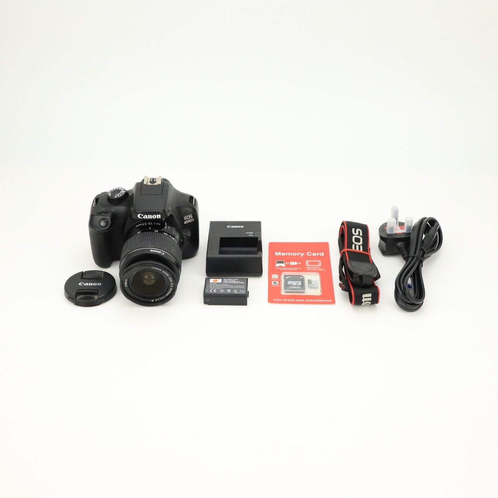 Canon EOS 4000D Camera with 18-55mm Lens - 9K Shutter Count - 24HR POST
