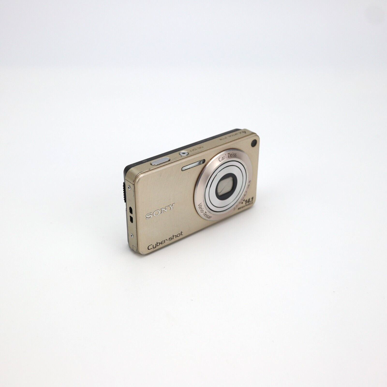 Sony Cyber-shot DSC-W350 14.1MP Digital Camera GOLD- FULL KIT - 24HR POSTAGE