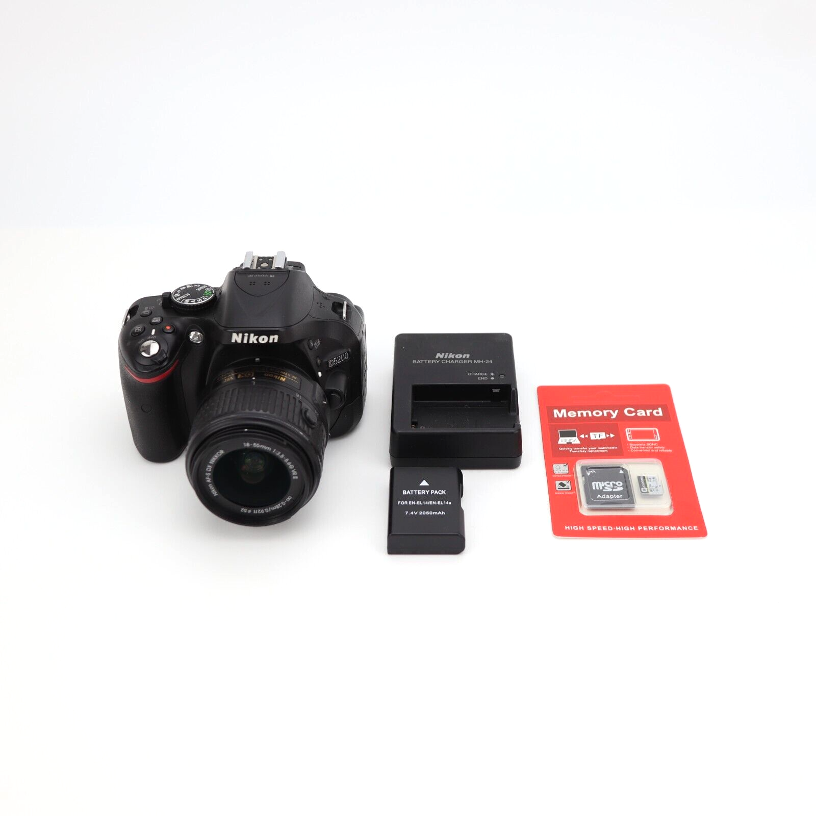 Nikon D5200 Digital Camera with 18-55mm Lens - LOW Shutter Count - 24HR POST