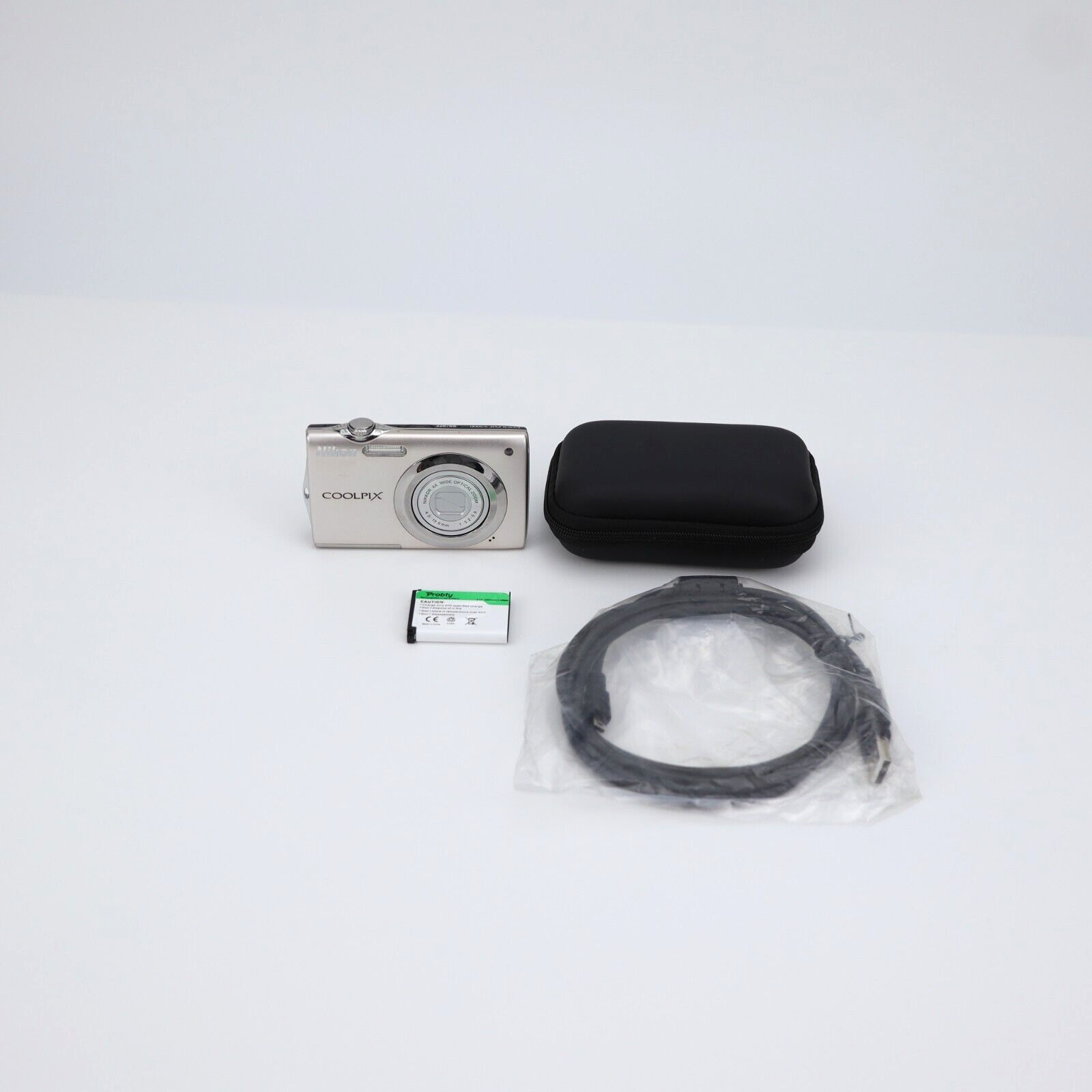 Nikon Coolpix S3000 12MP Digital Camera - FULL KIT - 24HR POST
