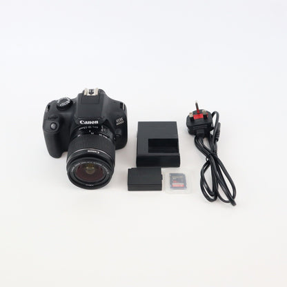 Canon EOS 4000D Camera with 18-55mm Lens - Low Shutter Count - 24HR POST
