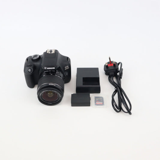 Canon EOS 4000D Camera with 18-55mm Lens - Low Shutter Count - 24HR POST