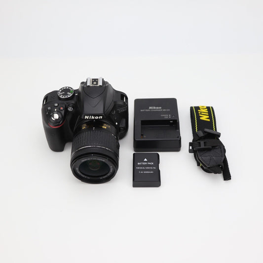 Nikon D3300 Camera with 18-55mm Lens - 6K Shutter count - Good Condition