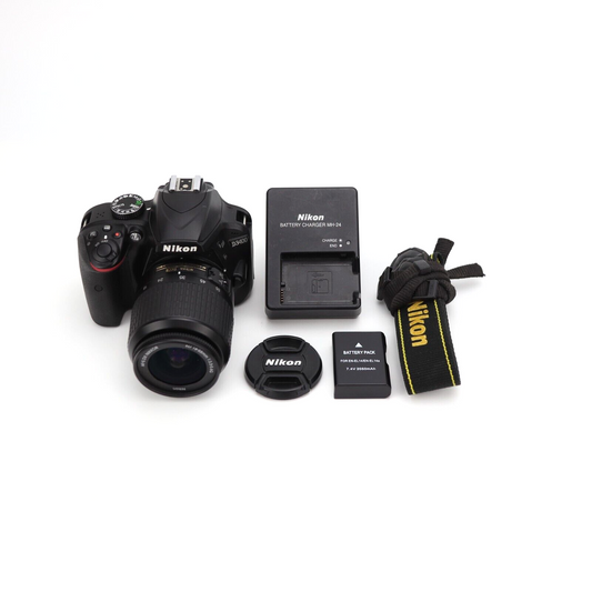 Nikon D3400 Camera Full KIT with 18-55mm Lens - 5K Shutter Count-  24HR POSTAGE