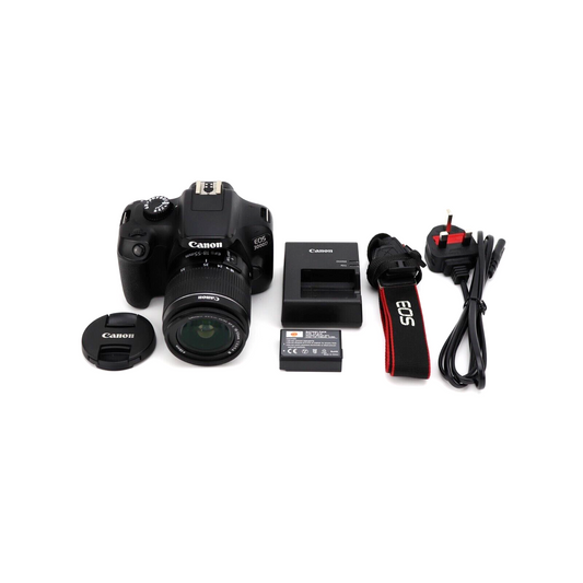 Canon EOS 3000D Camera Full Kit 18-55mm Lens - Good Condition -Low Shutter Count