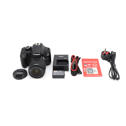 Canon EOS 4000D Camera with 18-55mm Lens - 24HR POSTAGE
