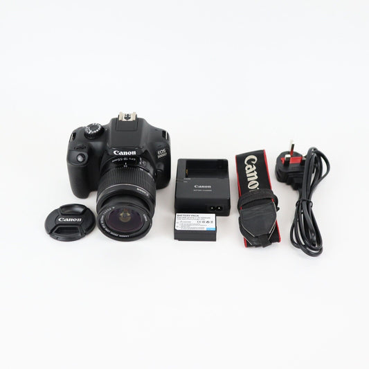 Canon EOS 3000D Camera Kit with 18-55mm Lens - 24HR POST