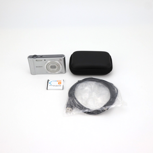Sony Cyber-shot DSC-W800 20.1MP Digital Camera - FULL KIT - Good Condition
