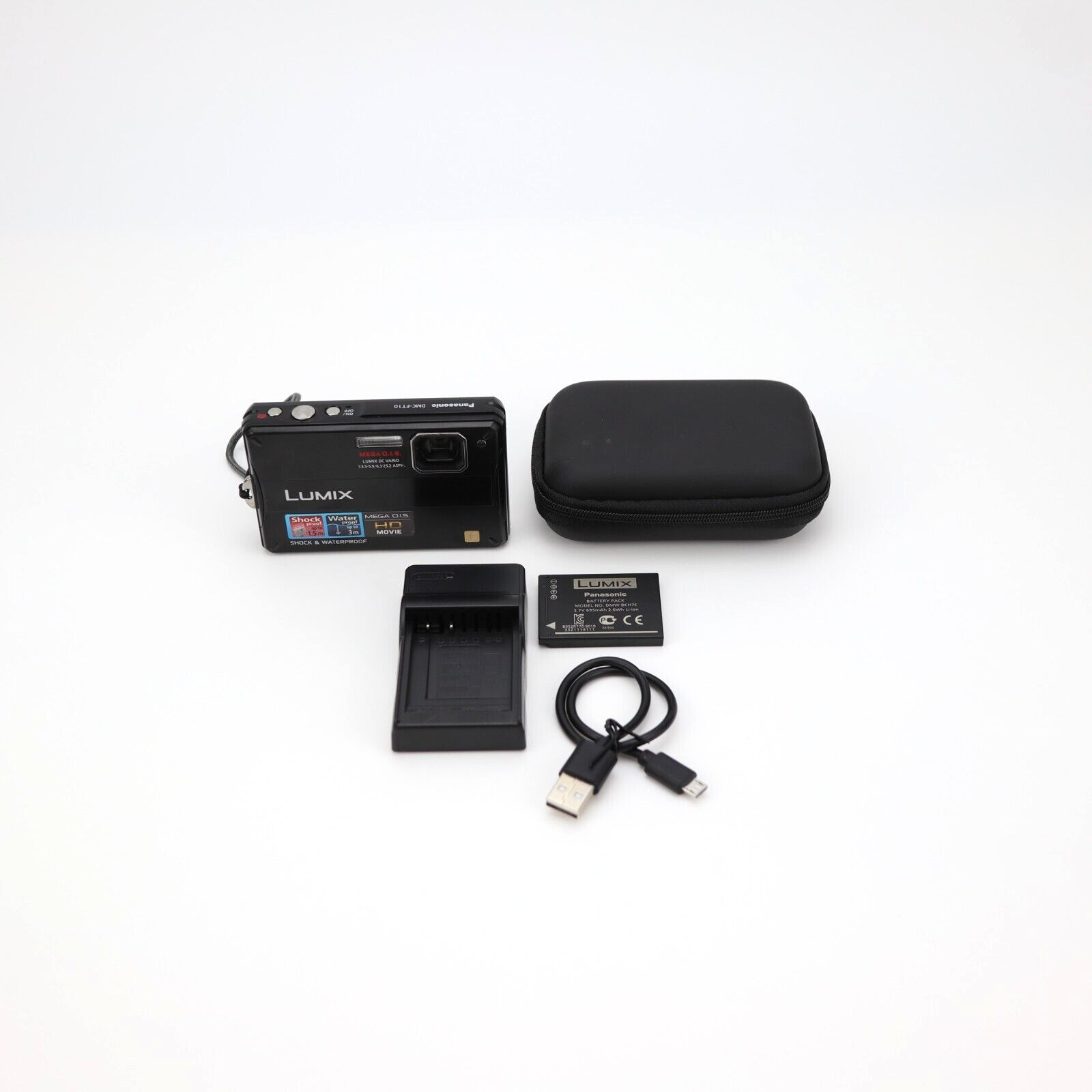 Panasonic Lumix DMC-FT10 Waterproof Camera - FULL KIT-  24HR POST