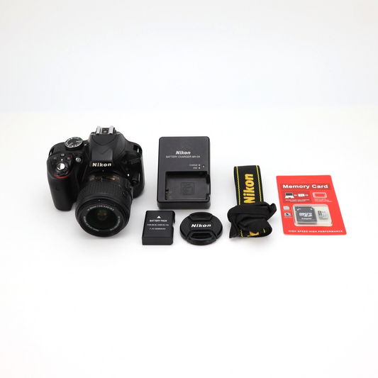 Nikon D3300 Camera Full KIT with 18-55mm Lens - Good Condition - 24HR POSTAGE