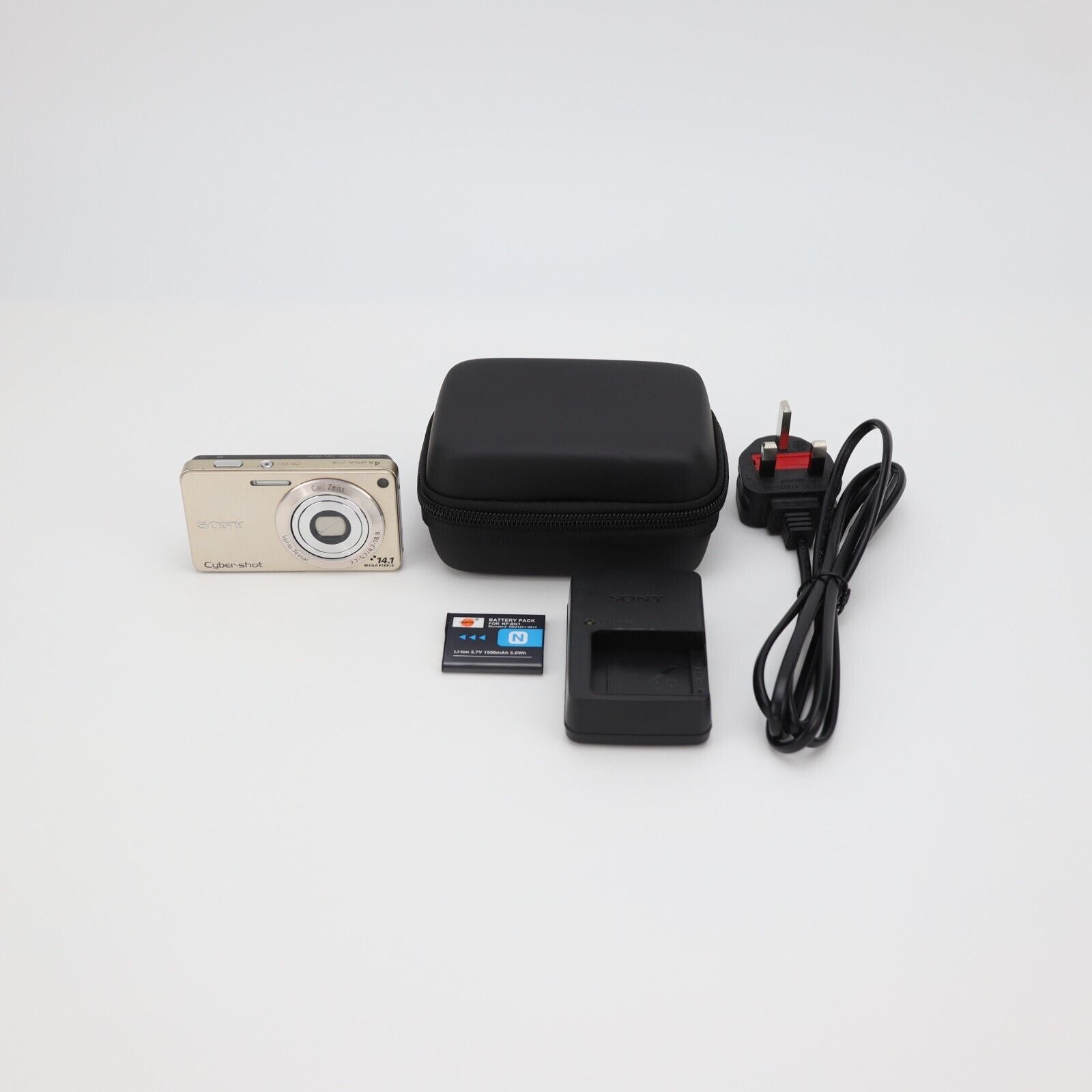 Sony Cyber-shot DSC-W350 14.1MP Digital Camera GOLD- FULL KIT - 24HR POSTAGE