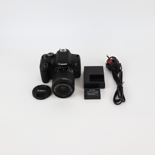 Canon EOS 750D Camera FULL KIT With 18-55mm Lens - GRADE A -  Low Shutter Count