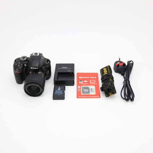 Nikon D3400 Camera Full KIT with 18-55mm Lens - Low Shutter Count- 24HR Post