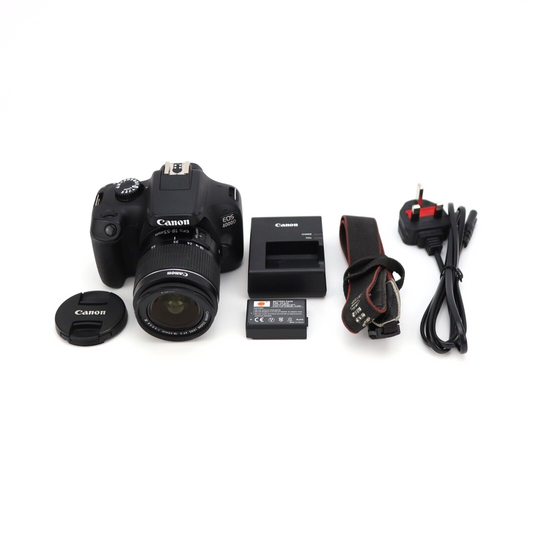 Canon EOS 4000D Camera with 18-55mm Lens - 24HR POSTAGE