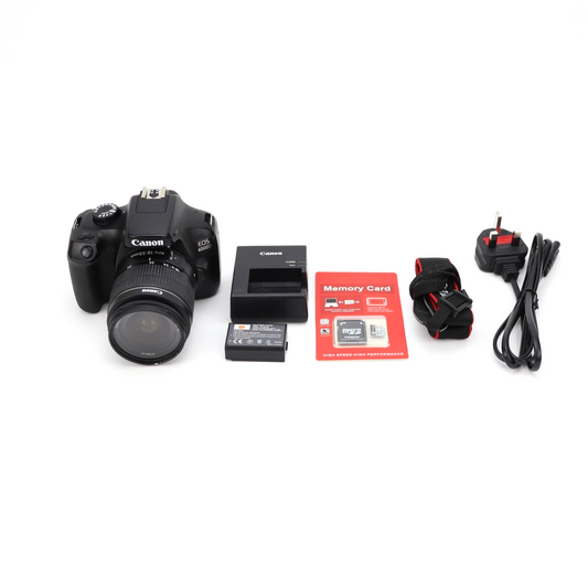 Canon EOS 4000D Camera with 18-55mm Lens - 24HR POSTAGE