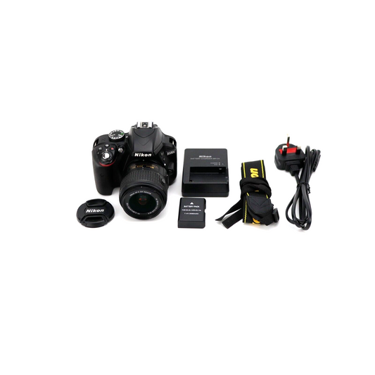 Nikon D3300 Camera with 18-55mm Lens - Good Condition - 24HR POST