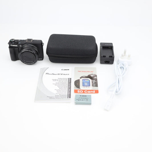 Canon PowerShot G1 X Mark II Digital Camera (Similar to G7X) - GRADE A -FULL KIT