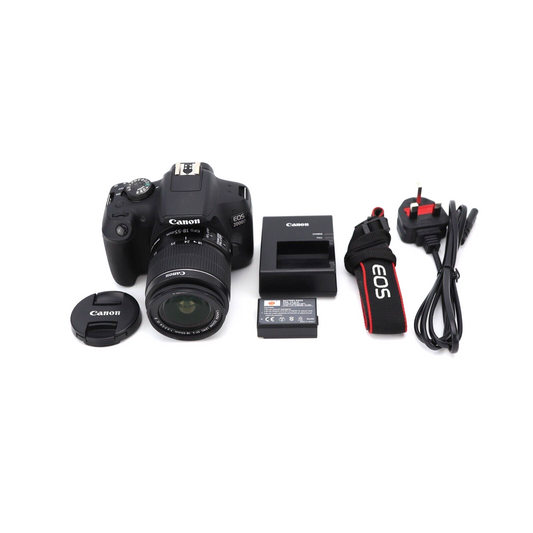 Canon EOS 2000D Camera KIT with 18-55mm Lens - Good Condition- 24HR Postage