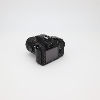 Nikon D3300 Camera with 18-55mm Lens - 7K Shutter count - Good Condition
