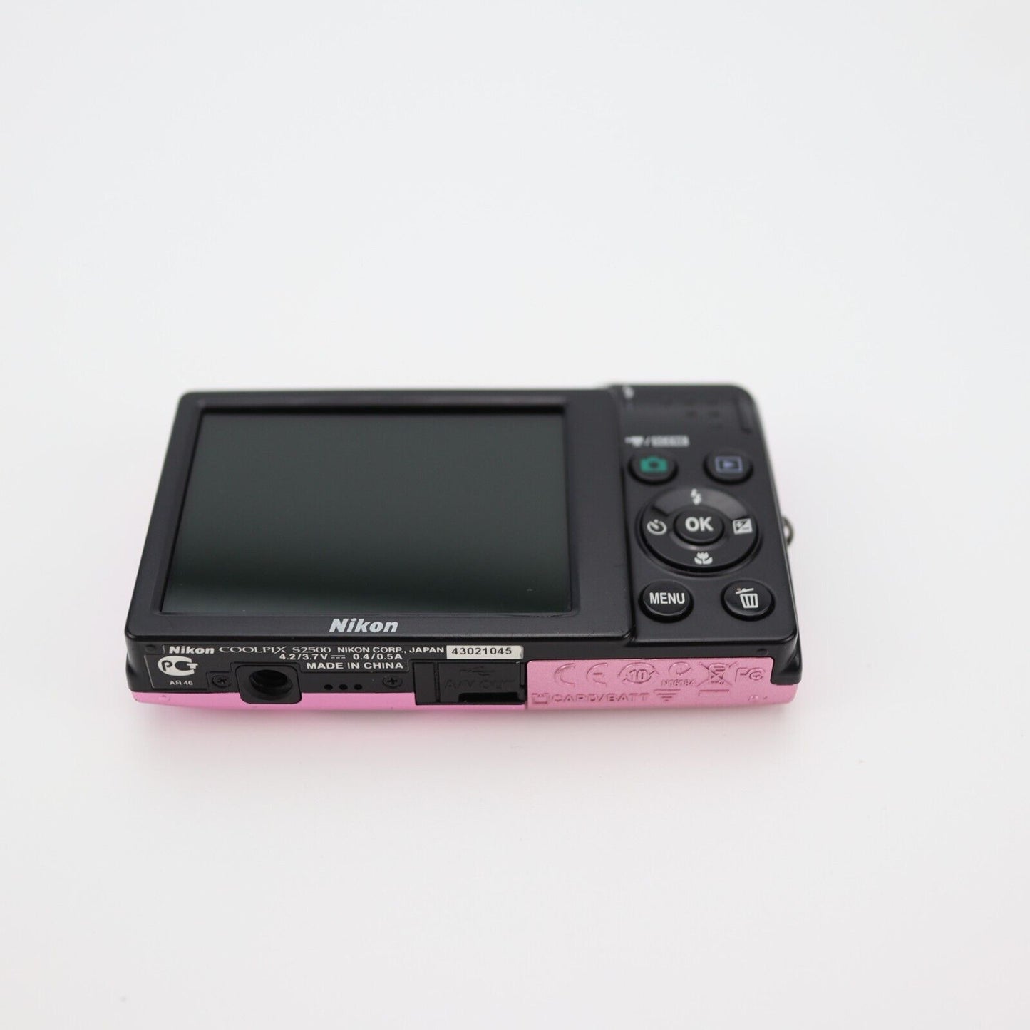 Nikon Coolpix S2500 12MP Digital Camera PINK - FULL KIT - 24HR POST