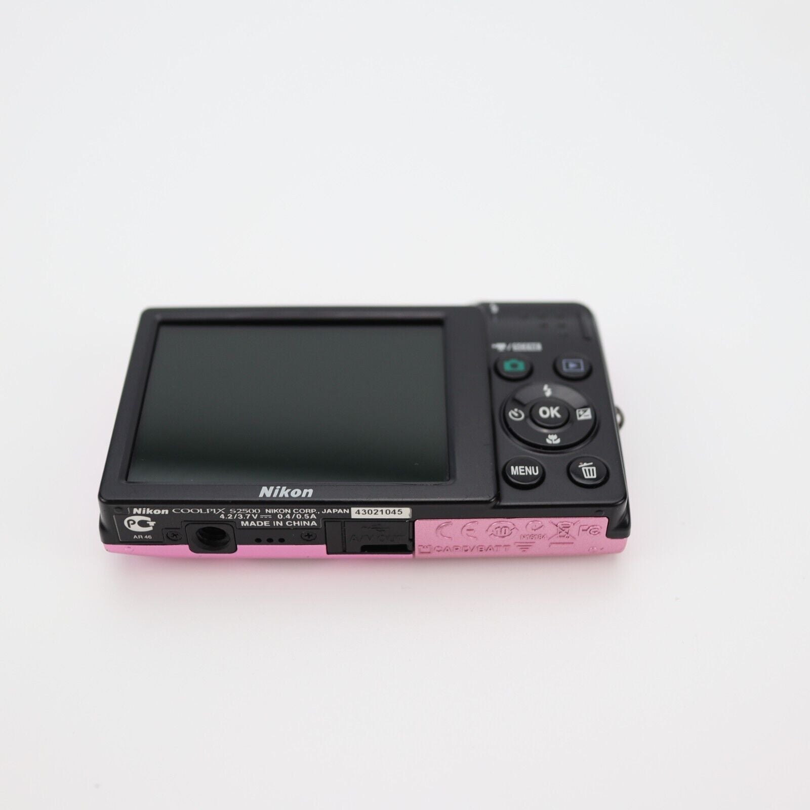 Nikon Coolpix S2500 12MP Digital Camera PINK - FULL KIT - 24HR POST